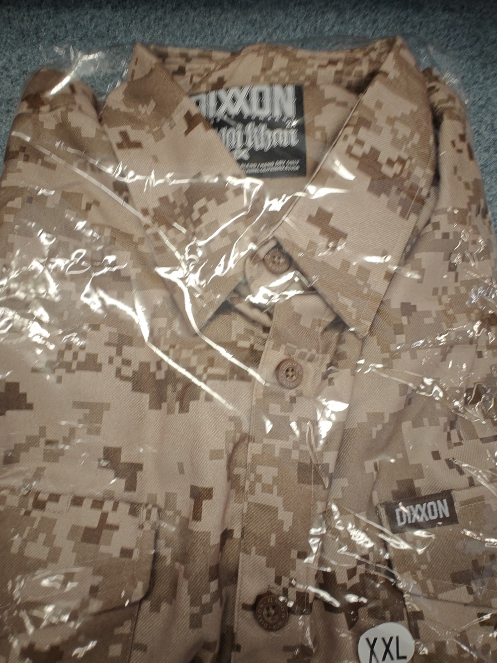 DIXXON Flannel Kublai Kan Rare Mens Xlt Camouflage